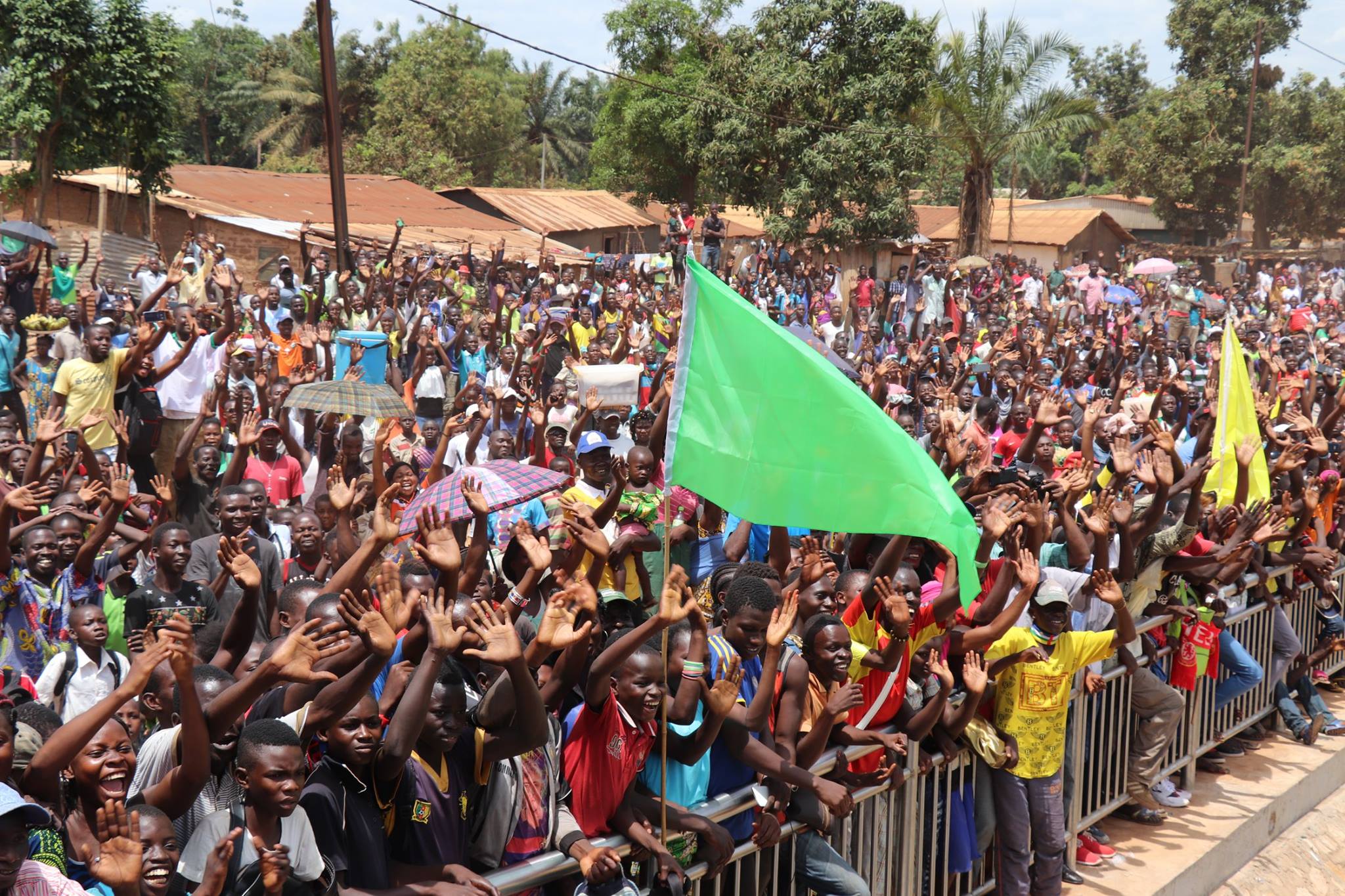 Inauguration du Pont Sapéké à Bangui